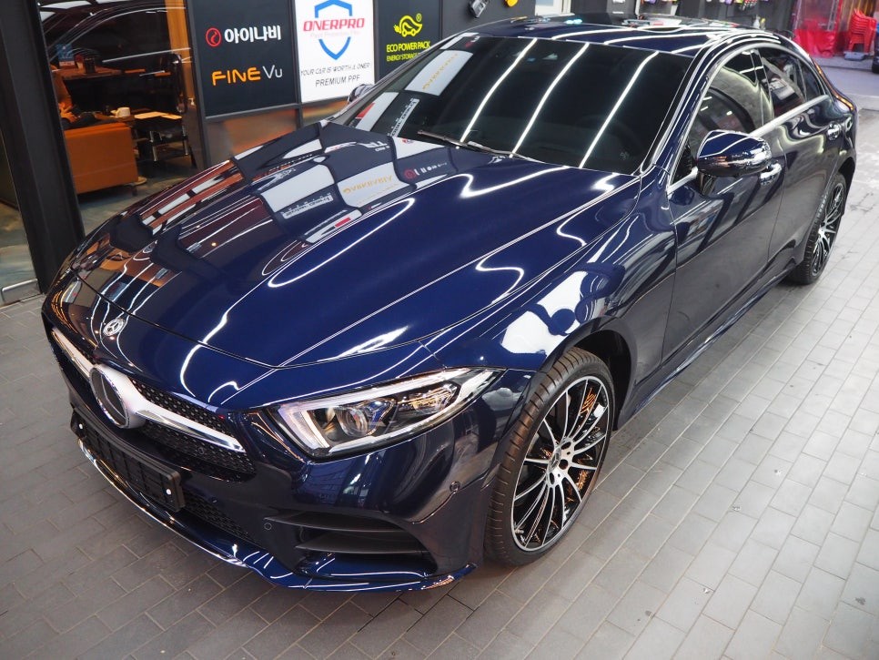 벤츠 CLS 450!! 글라스틴트 슈어 X 만족감 200%랍니다