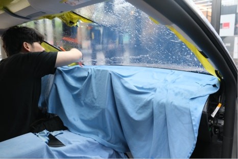 광진구 신차패키지 테슬라 모델Y 솔라가드 프리미엄 티타늄 썬팅 완성했습니다 / 강남구 개포동