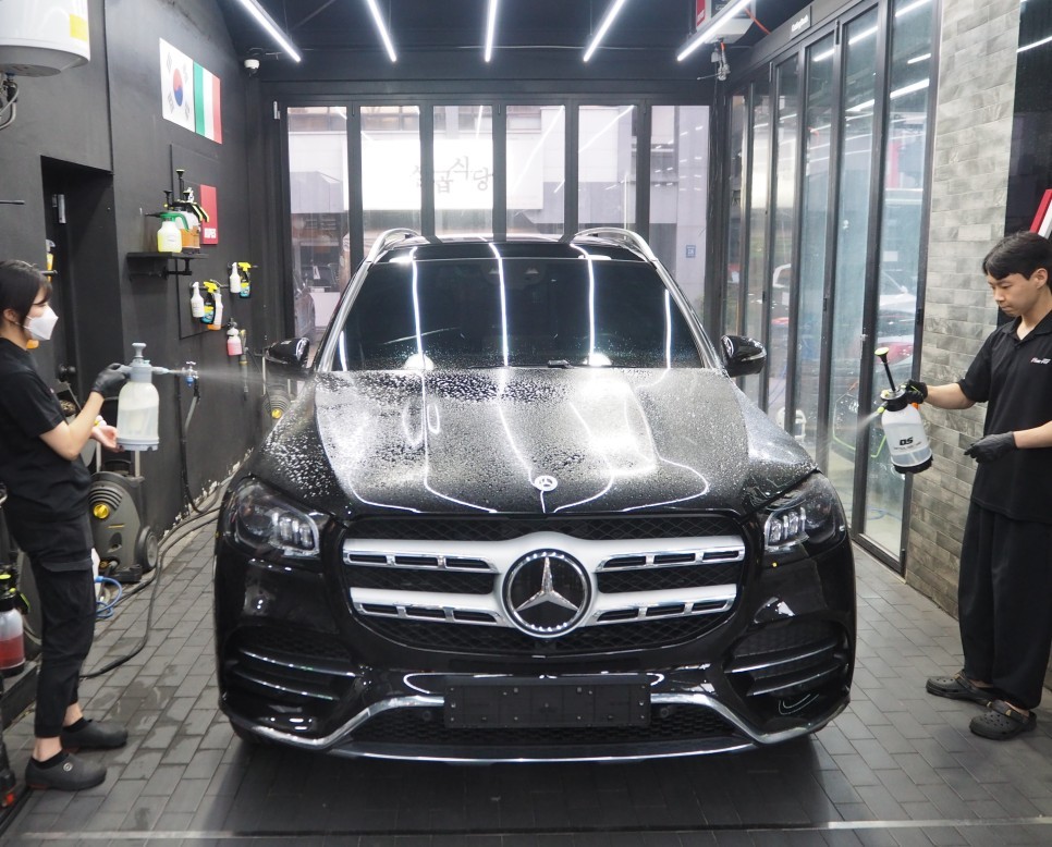 벤츠 GLS400d, 신차 검수부터 틴팅+PPF 시공 지인 소개로 맡겨봅니다~
