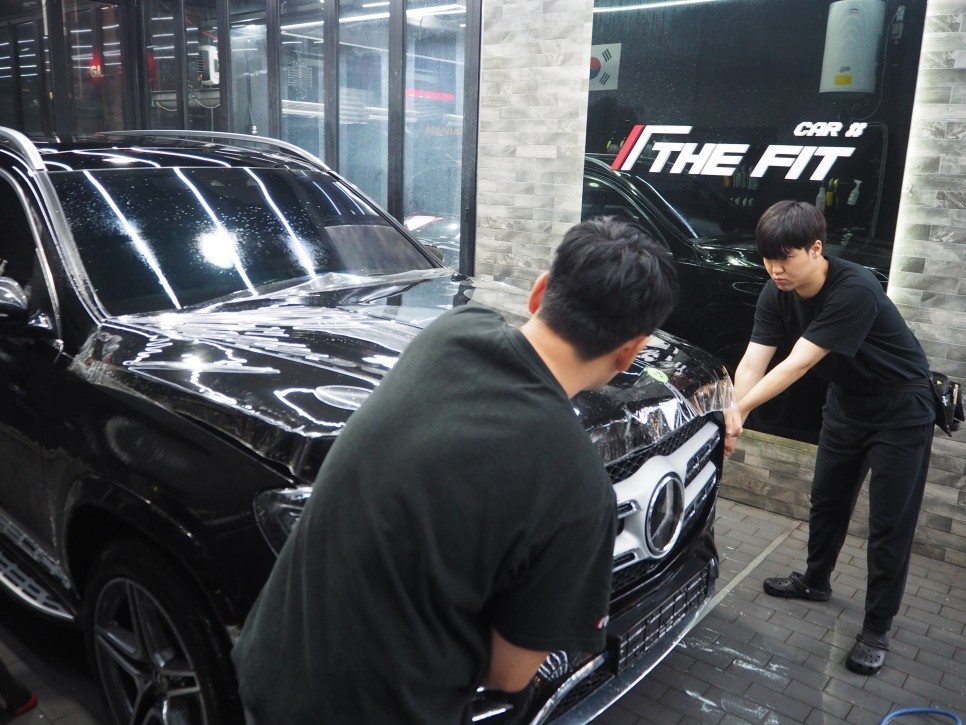벤츠 GLS400d, 신차 검수부터 틴팅+PPF 시공 지인 소개로 맡겨봅니다~
