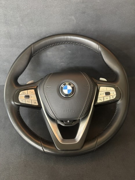 더핸들 bmw 530i g30 핸들복원 가죽교체 작업