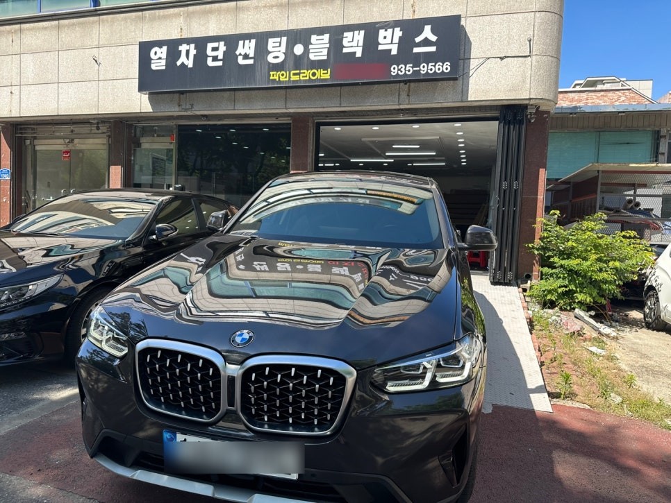 BMW 맛집 BMW X4 썬팅 X4 파노라마 썬루프 썬팅 / 대전 동구