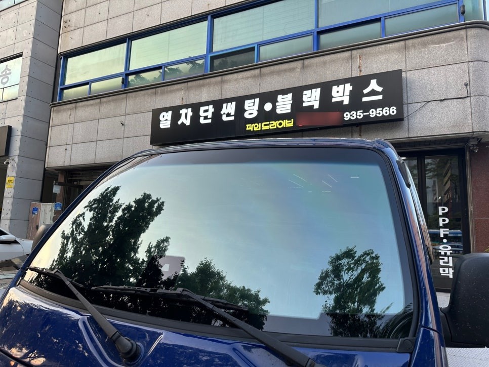 대전 썬팅 봉고 전면썬팅 대전 썬팅 전문점 더 틴팅 / 대전 동구