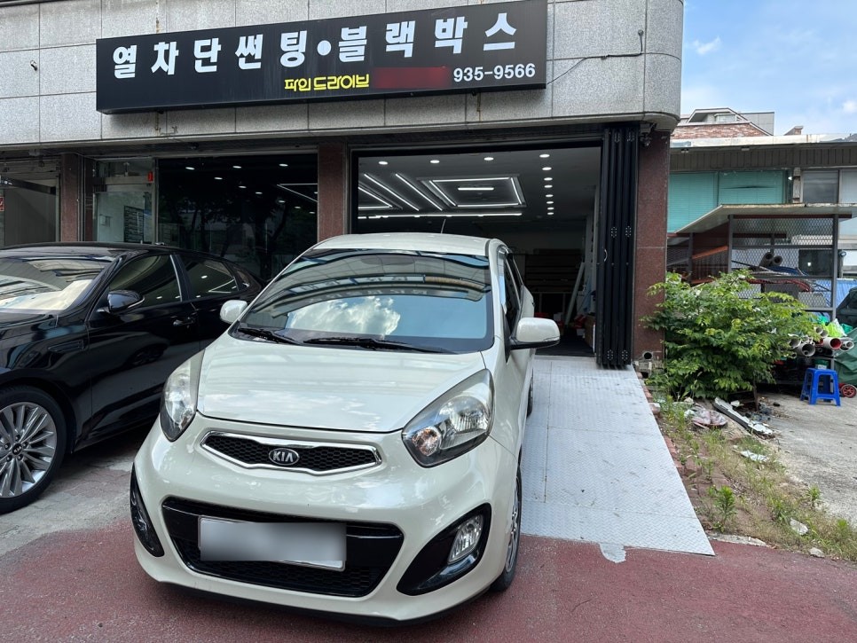 대전 썬팅 재시공 모닝 썬팅 재시공 대전 썬팅 전문점 더 틴팅 / 대전 동구