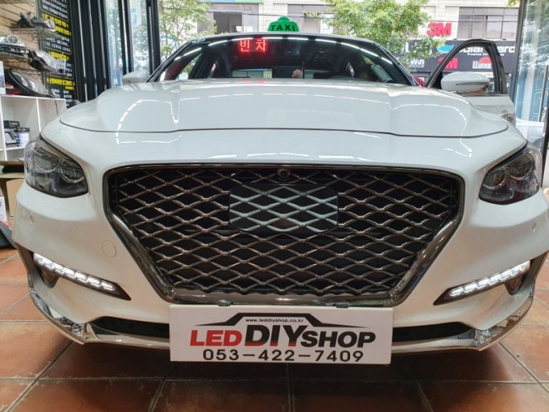 대구그렌저IG지파츠다크크롬스포츠신형그릴시공 / 대구, 구미