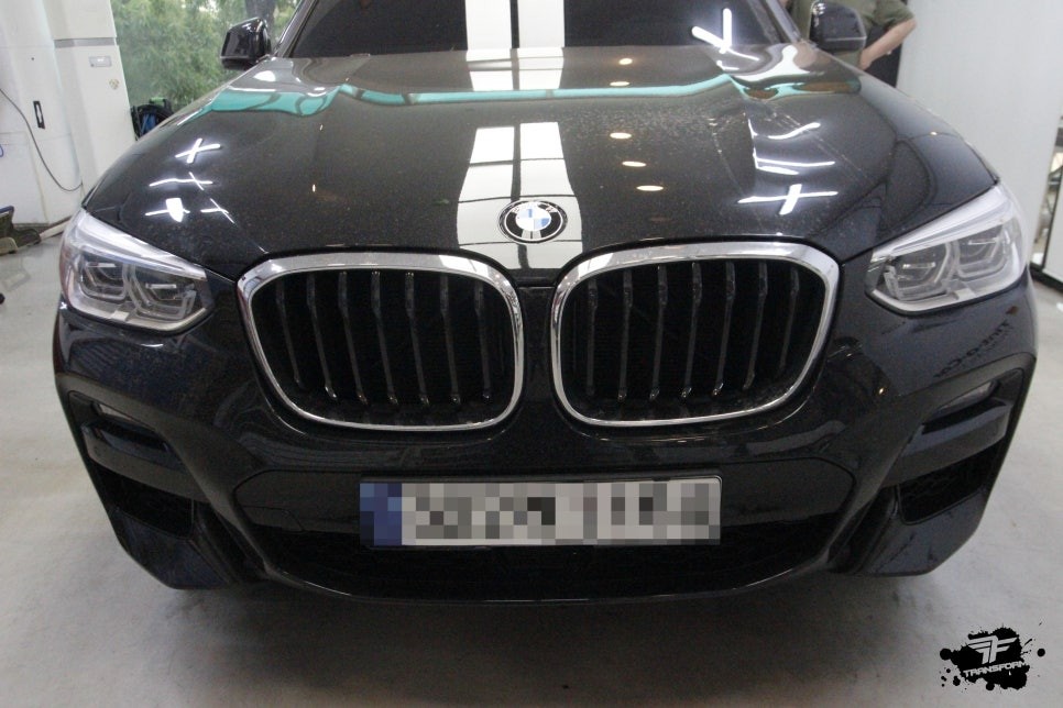 일산 랩핑 bmw x3 그릴 크롬랩핑 시공 리뷰 / 고양시 덕이동