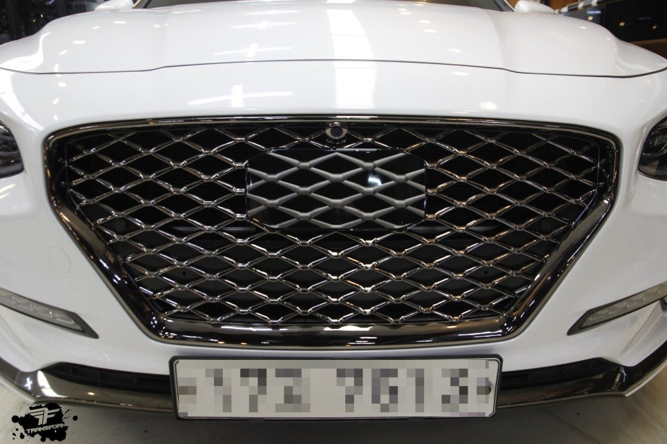 일산 자동차튜닝 그랜저ig 지파츠 스포츠 그릴 다크크롬 장착 시공 후기 / 고양시 덕이동