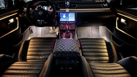 폭스바겐 CC 엠비언트 라이트 순정 감성 시공 후기 / 구미 사곡동