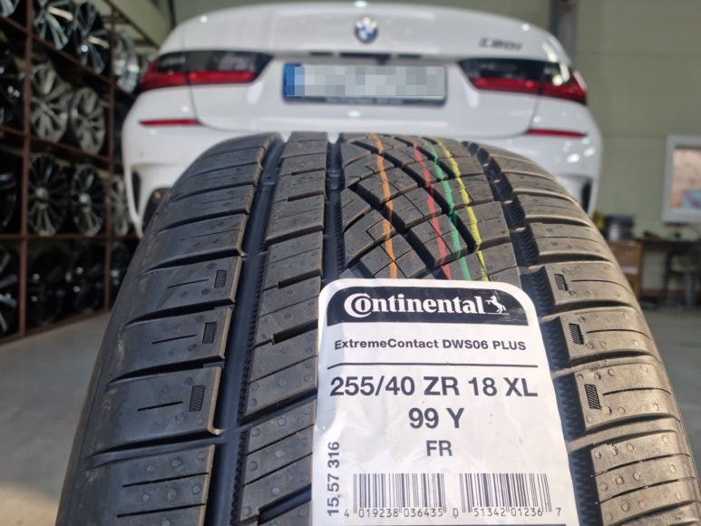 BMW G20 320i 부평 컨티넨탈 DWS06 PLUS 18인치 타이어 교체