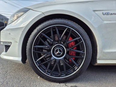 인천휠교체 벤츠 W218 CLS63 AMG 휠 교체 허브스페이스 장착 비용