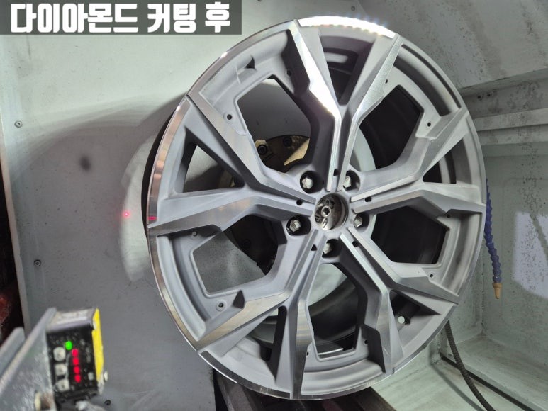 인천 부평 BMW i4 다이아몬드 컷팅 휠 복원 전기차용 타이어 교체