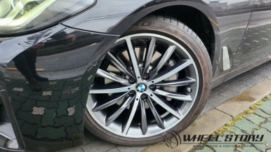 5시리즈 633m 실버휠에서 건메탈폴리쉬 다이아컷팅 최초작업 / 서울 구로, 양천, 동작, 관악, 영등포, 부천, 안양