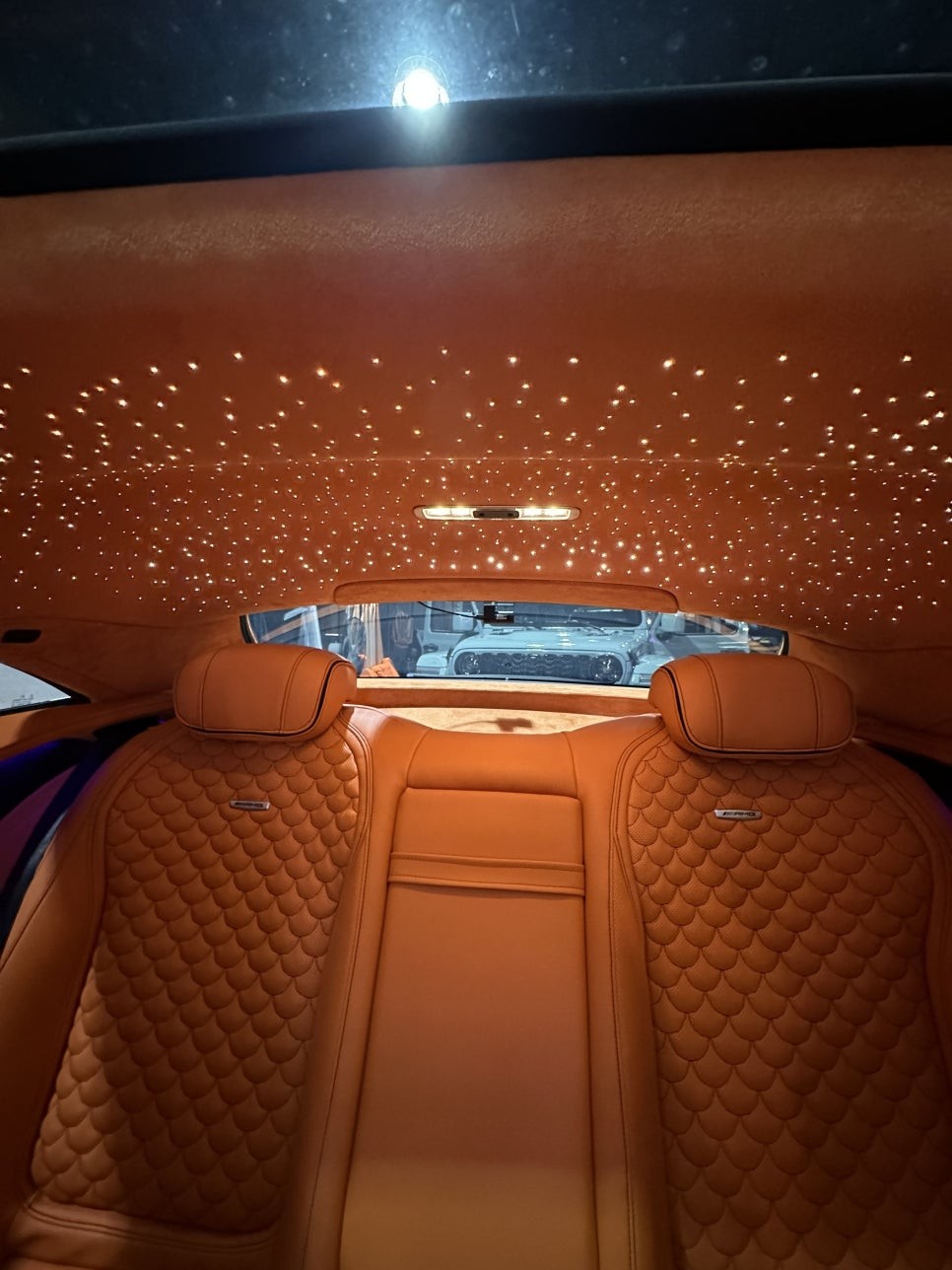 #벤츠 S클래스 쿠페 (w222)amg 에르메스 오렌지 실내 풀 인테리어 시공!!