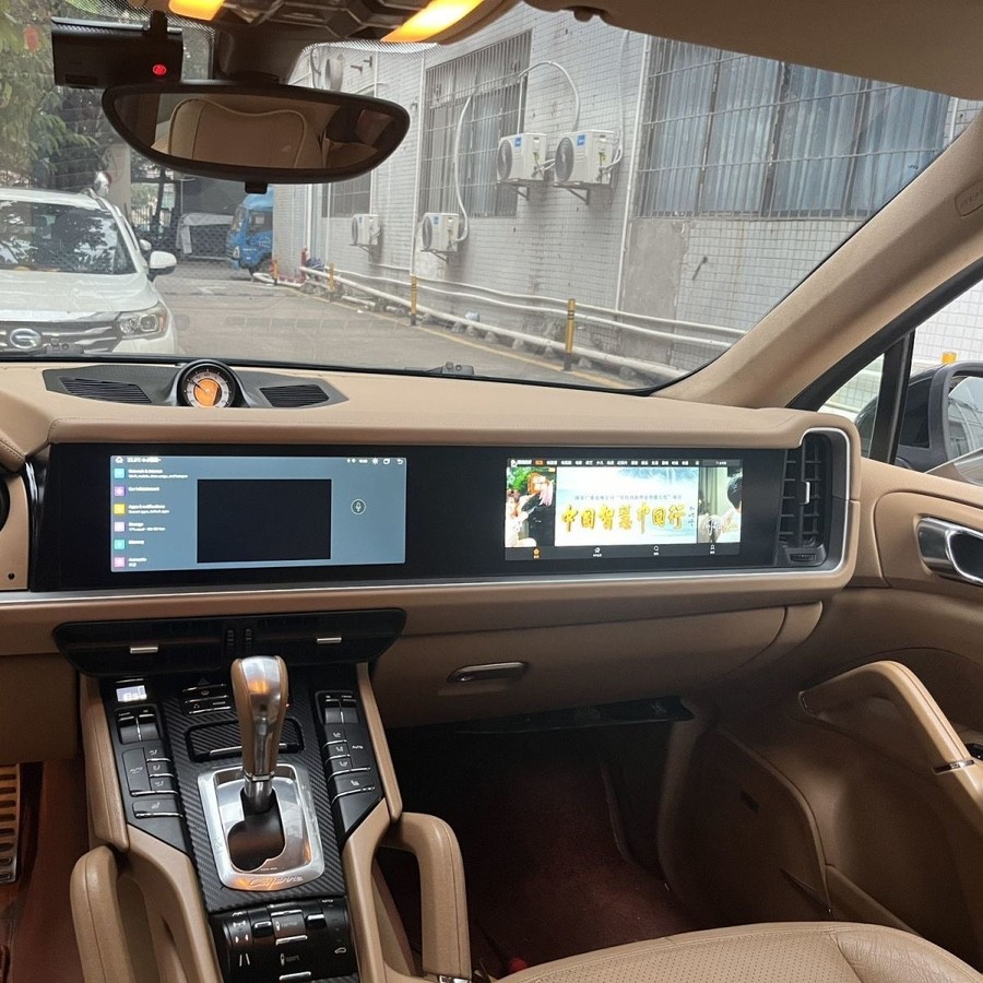 포르쉐 카이엔 파나메라 마칸 듀얼 안드로이드올인원 & 센터콘솔 기어봉 교체로 실내를 더 완벽하게 / 서울 영등포 양평동