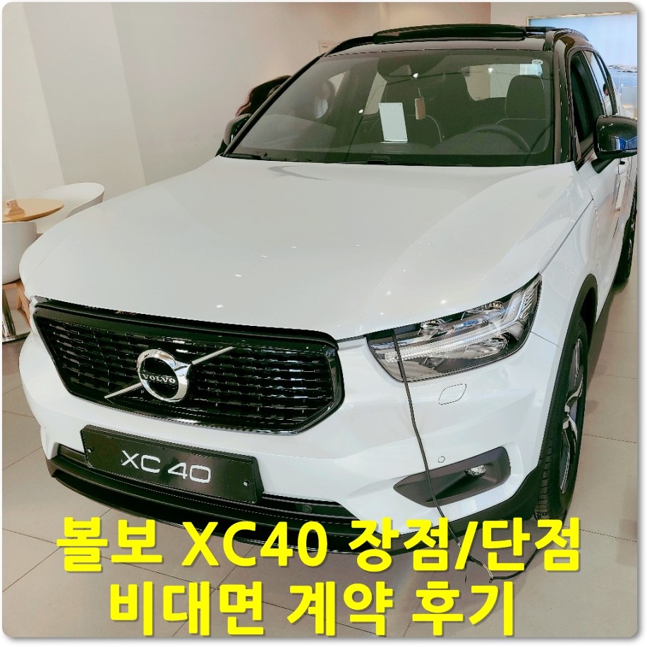 볼보 XC40 장점,단점 대면/비대면계약 후기 / 경북 구미