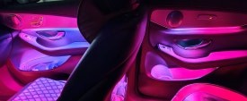 벤츠glc 실내 엠비언트라이트 의 끝판왕 와이프가 무서워하면 안되지요~