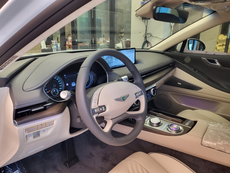 [제네시스 G80 rg3] 대시보드/핸들 깔맞춤, 실내도색커스텀으로 색다른 인테리어 만들기 / 인천 서구, 부평, 부천