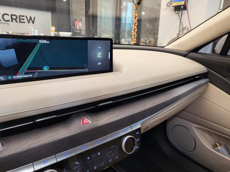 [제네시스g80] 나파가죽 대시보드 교체, 컬러커스텀으로 도색까지! / 인천 서구, 부평, 부천