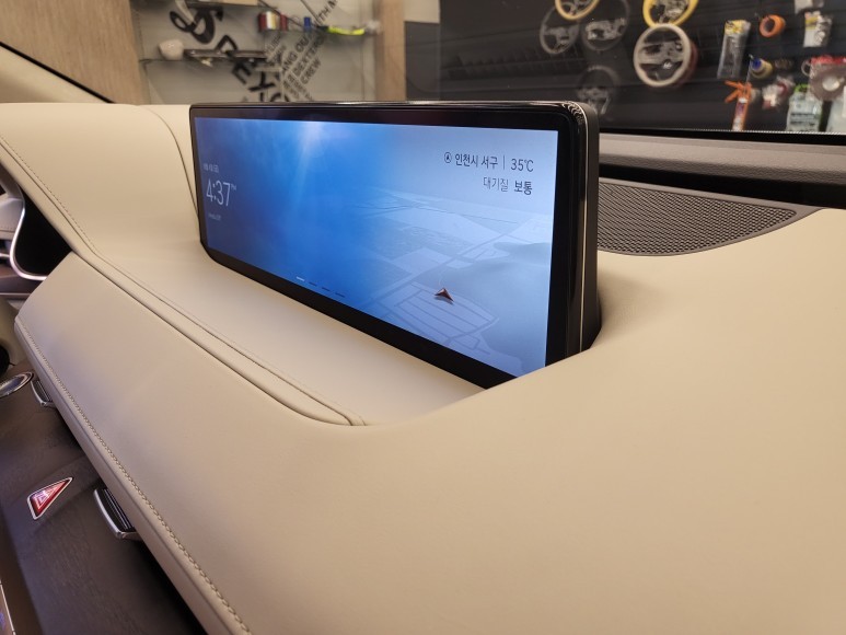 [제네시스 G80 rg3] 대시보드/핸들 깔맞춤, 실내도색커스텀으로 색다른 인테리어 만들기 / 인천 서구, 부평, 부천