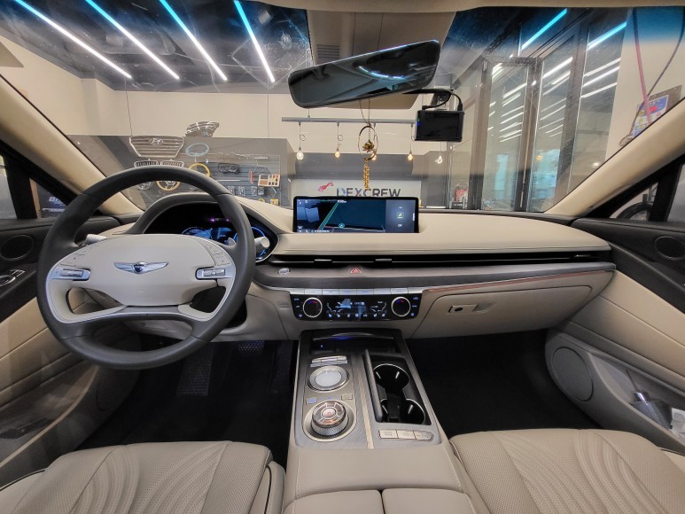 [제네시스g80] 나파가죽 대시보드 교체, 컬러커스텀으로 도색까지! / 인천 서구, 부평, 부천