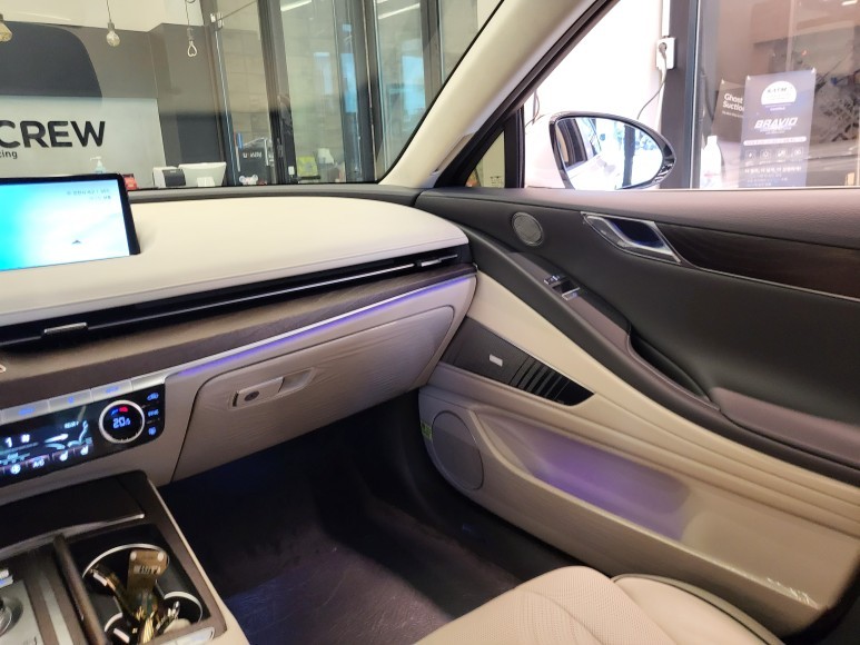 [제네시스 G80 rg3] 대시보드/핸들 깔맞춤, 실내도색커스텀으로 색다른 인테리어 만들기 / 인천 서구, 부평, 부천