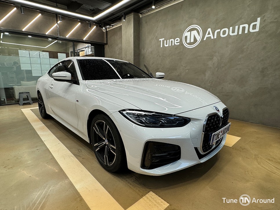 BMW 4시리즈 420i 쿠페 50주년엠블럼 크리스탈기어봉 도어핀교체