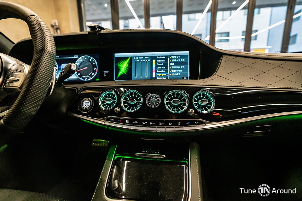 벤츠 송풍구엠비언트 W222 S63AMG 64컬러 순정연동 / 성남,분당,판교