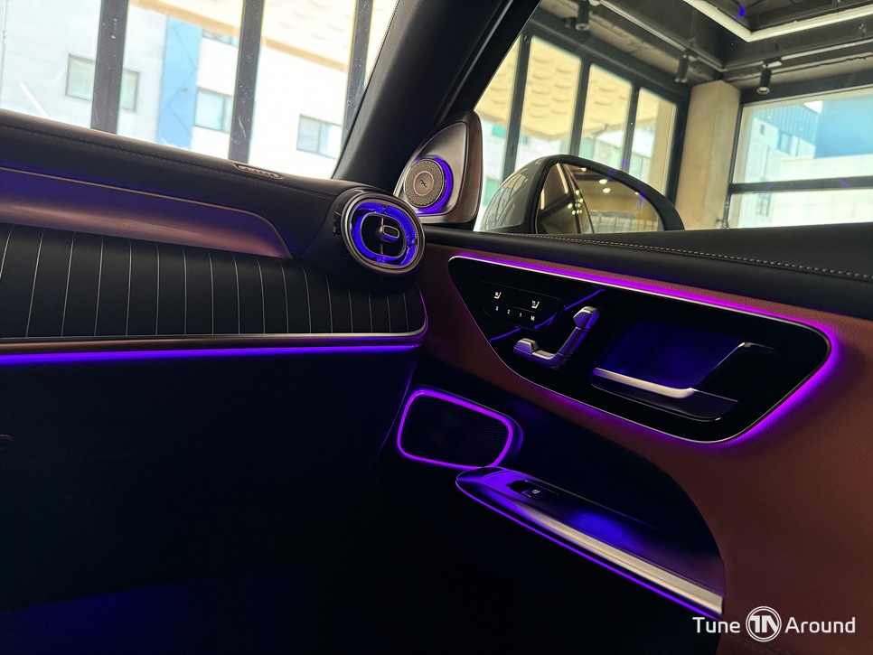 벤츠 GLC220d 엠비언트라이트 풀세트 후석 공조기 디스플레이 추가 / 성남,분당,판교