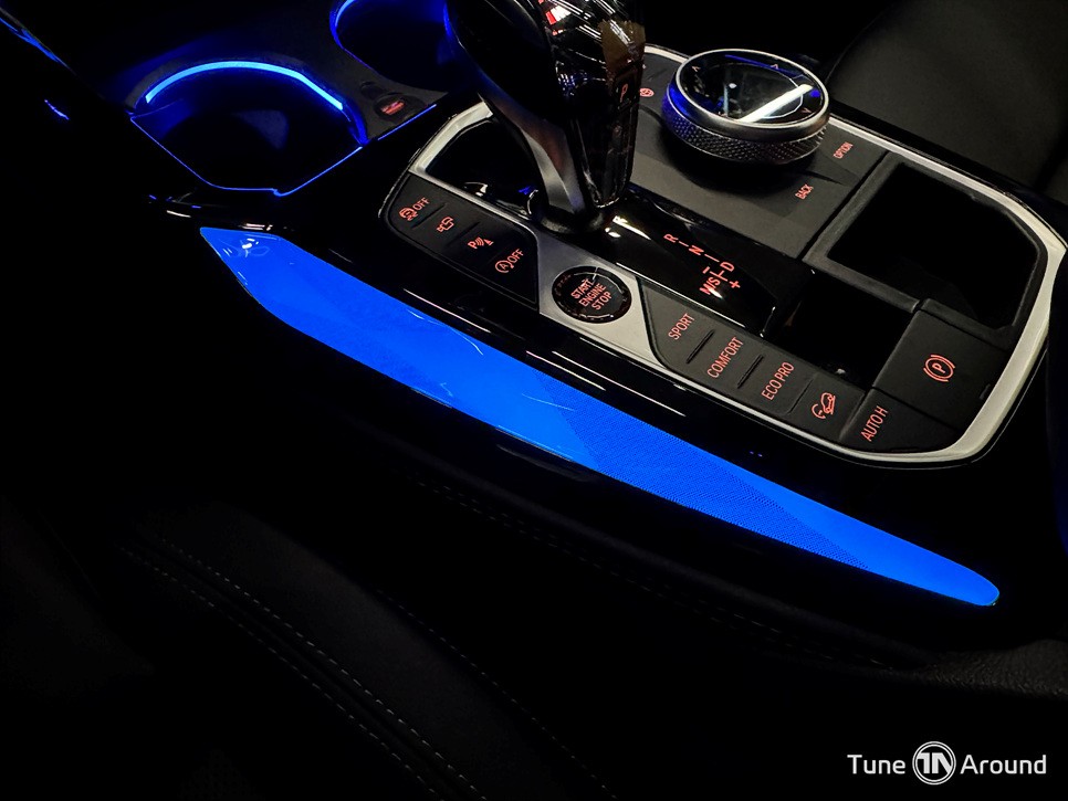 BMW X4 LCI 컵홀더 기어패널 센터콘솔 크리스탈 엠비언트 / 성남,분당,판교