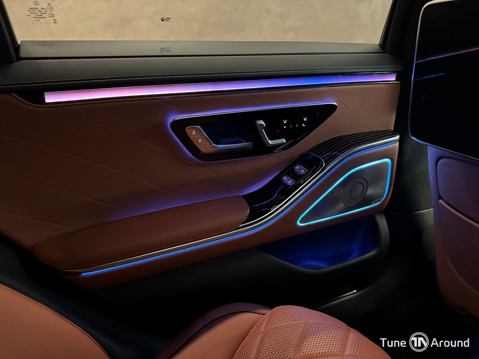 벤츠 W223 S500 스피커튜닝 엠비언트라이트 피아노트림