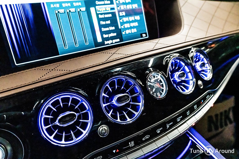 벤츠 S63AMG 송풍구엠비언트 교체 위례 튜너라운드에서 / 성남,분당,판교