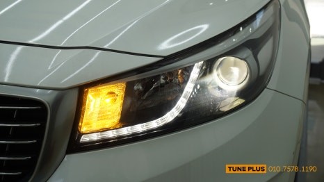 올뉴카니발 LED 헤드램프 업그레이드 튜닝 / 더뉴카니발 순정 LED 전조등 교체 장착 / 창원 의창구 서상동