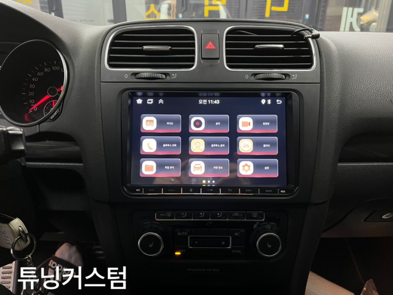 폭스바겐 골프 안드로이드 올인원 카오디오.후방카메라 장착 해보자.장안동카오디오전문점 / 동대문,광진구,중랑구