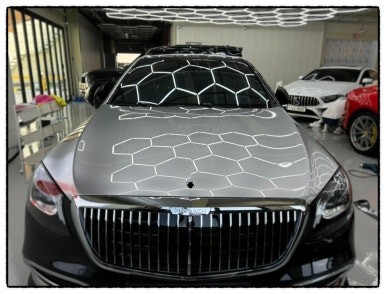 벤츠 s600 투톤. 코치 라인 랩핑으로  마이바흐로 변신해 보자.