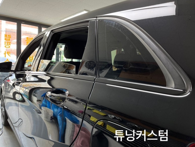 벤츠 b200 다이아몬드그릴교환 및 크롬랩핑 작업 송파랩핑전문점.튜닝커스텀