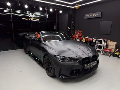 안양 랩핑, BMW M4 고광택 무광 블랙 퀄리티. 끝내줍니다. / 안양시 동안구 관양동