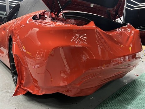 안양 랩핑, BMW Z4 M40i 고광택 라바오렌지 필름으로 상큼함을 더하다! / 안양시 동안구 관양동
