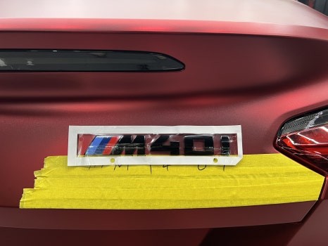 안산 BMW Z4 랩핑, M40i 차량에 시공이 까탈스러운 무광 크롬 로마니 레드 셋업! / 안양시 동안구 관양동