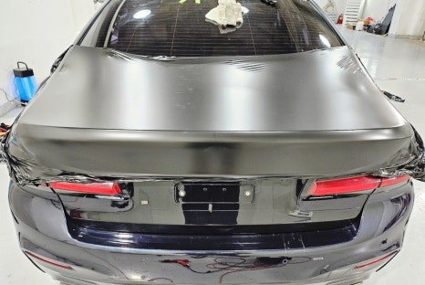 2018 bmw 5시리즈 전체랩핑, 루프스킨, PPF 작업까지!