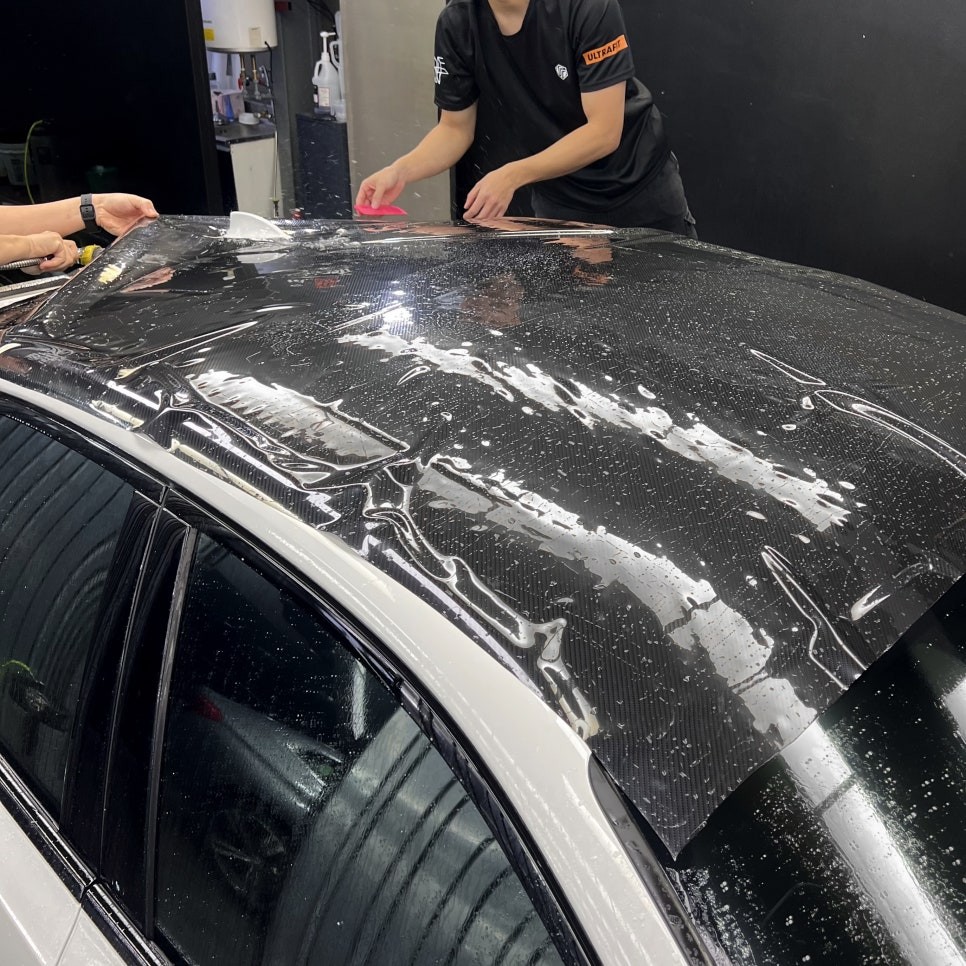 경기북부 / BMW M340i 카본 루프스킨 아직도 랩핑해? 울트라핏 XP 블랙카본 PPF DG 일산서구센터 / 고양시 구산동 / 고양.일산.김포