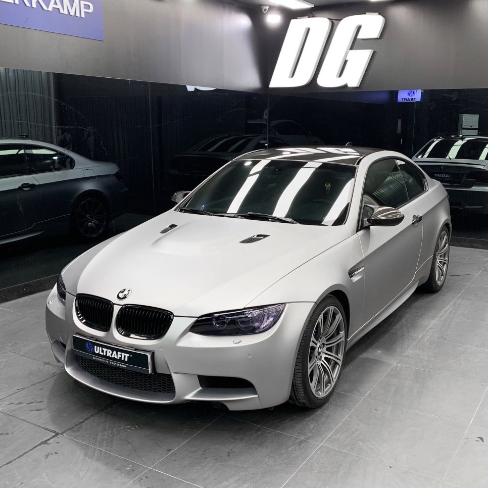 BMW 프로즌 실버 랩핑으로 스페셜 에디션 BMW E92 M3 완성! 일산 랩핑 DG