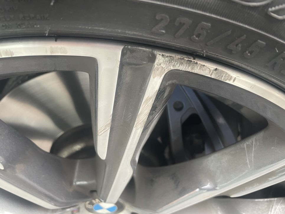 BMW X5 - 순정휠복원, 휠수리전문, 자동차외형복원(대장동/운중동/삼평동/백현동/판교)