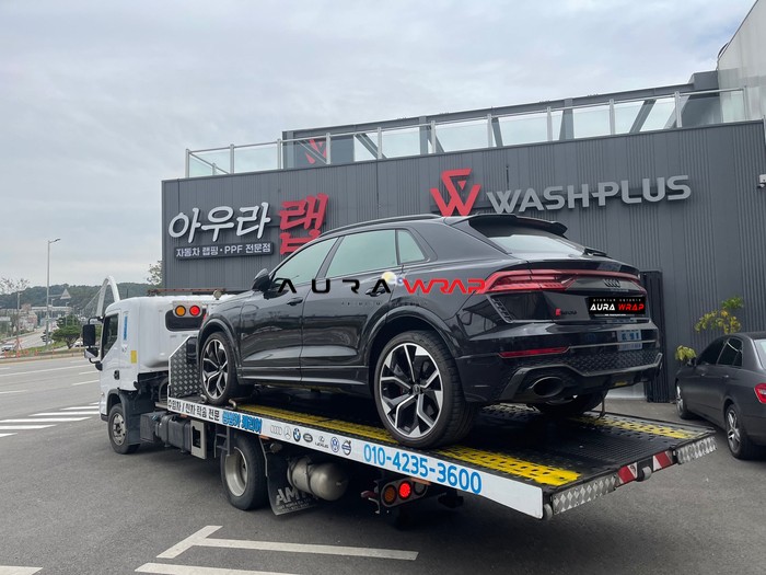 대전.충청 / 아산 천안랩핑 아우디RS Q8 전체랩핑 경력 업체에서 랩핑하는 이유가 있네요. / 천안 신부동 / 천안