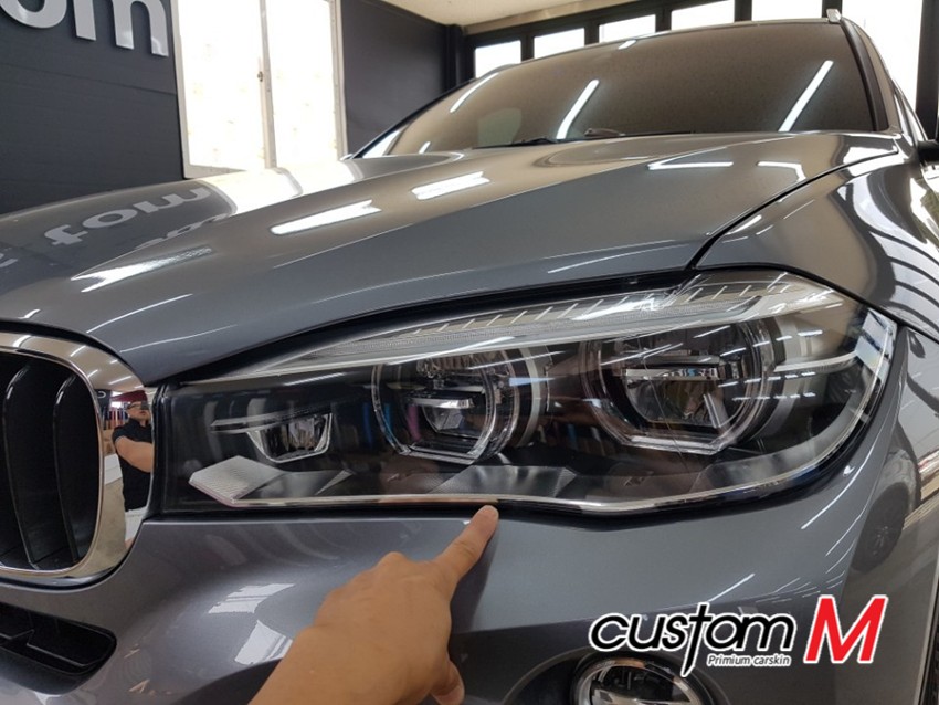 BMW X6 라이트필름 깔끔한 마감처리 / 평택 도일동