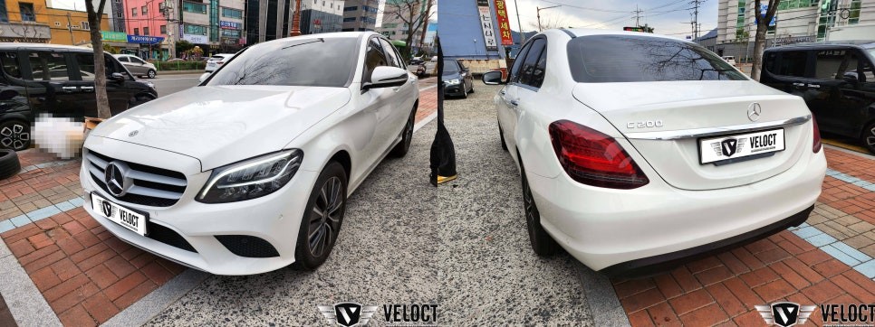 벤츠 페리 C클래스 C200, No 엠비언트에 화려한 64색 엠비언트를 생성!! (with 송풍구 엠비언트)
