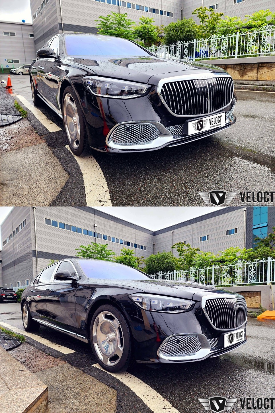 벤츠 신형 S클래스 마이바흐, 마이바흐도 급이 다르죠!! S580 -> S680 마이바흐로 변신~ 범퍼하단 크롬 그릴 교체