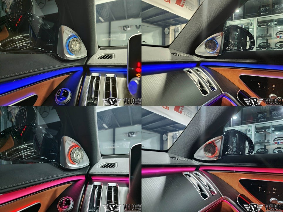 벤츠 25년형 S클래스 S350d 숏바디, 4D부메스터와 액티브 엠비언트 패키지