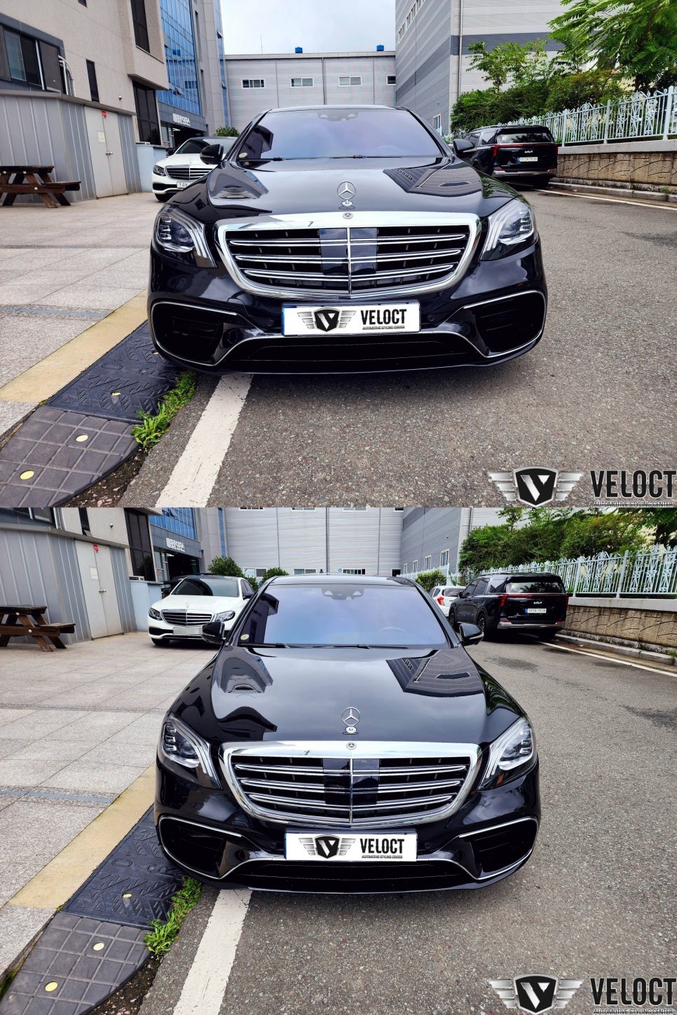 벤츠 W222 전기형 S클래스, 신형 S63AMG 컨버전 개조 (후기형 바디킷)