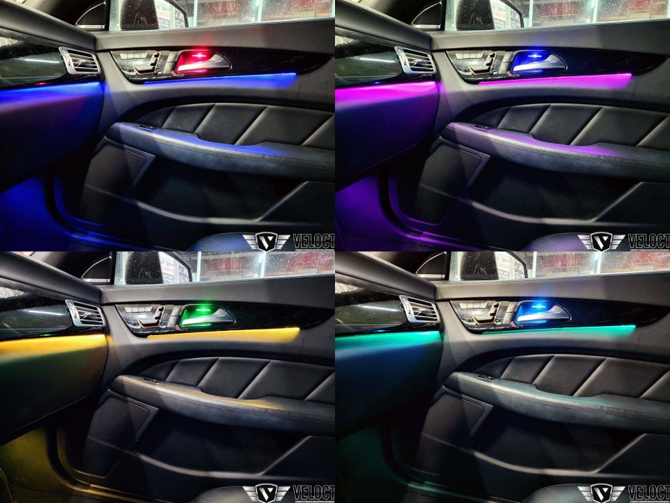 벤츠 CLS63 AMG의 실내 퍼포먼스까지 업그레이드!! (12색 엠비언트 광량업, 멀티컬러 확장)