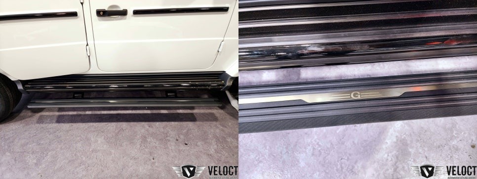 벤츠 지바겐 G400d 퍼펙트하네요!! 63AMG 바디킷 / 전동사이드스텝 / 송풍구 엠비언트